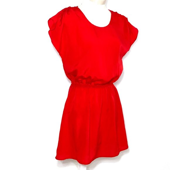 Petticoat Alley Dress Fun & Flirty Sateen Poly Red XS - Picture 6 of 9